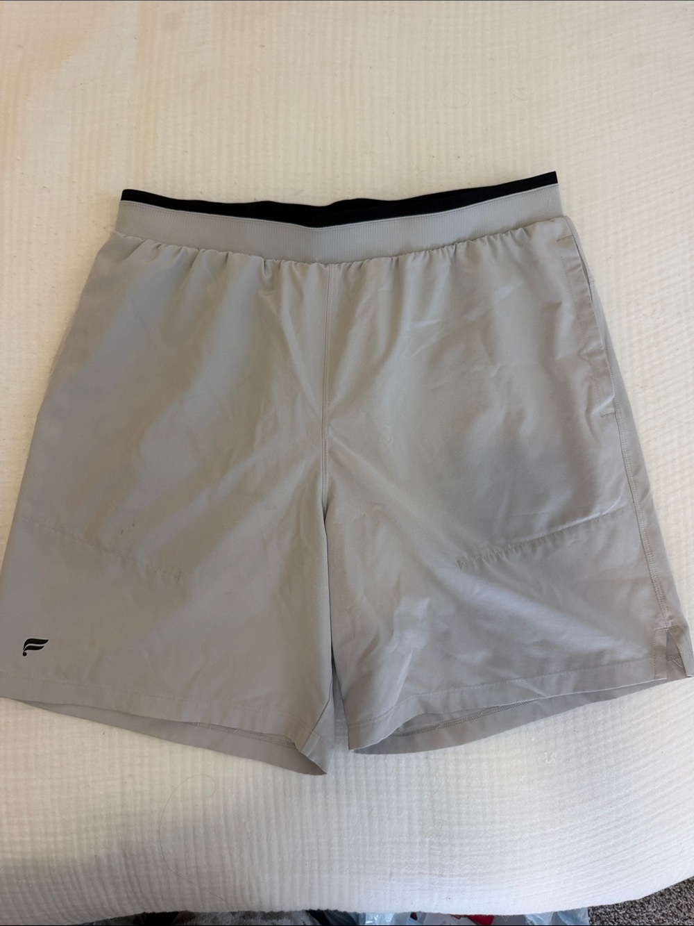 Light Gray Men's Athletic Shorts